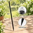 24 Inches Straight Rebar Stakes 18-pack Ground Stake Heavy Duty Metal ...