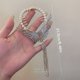 thumbnail image 2 of Elegant Angel Wings Tassel Hairpin, Rhinestone Faux Pearls Hairpin For Women Girls, Wedding Engagement Party Princess Hair Accessories, 2 of 4