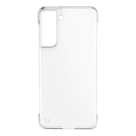 Clear Case for Samsung S21FE 6.4 Inch Non-Yellowing Shockproof Slim Thin TPU PC Protective Phone Cover