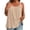 Beige, variant on BUIGTTKLOP Plus Size Cotton Linen Tank Tops for Women Sleeveless Shirts Scoop Neck Pleated Tunic Tops
