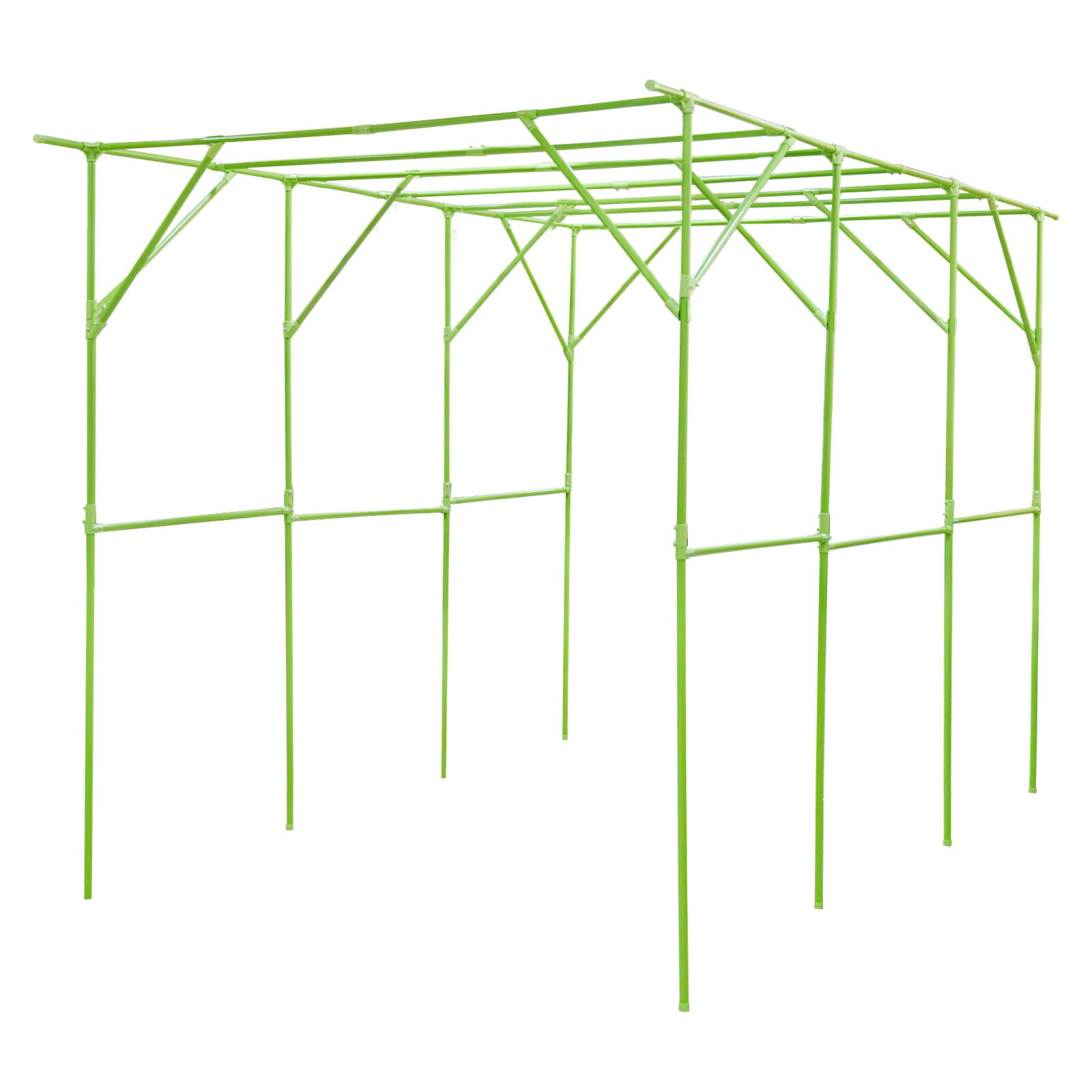 Grape Vine Trellis, Garden Trellis for Climbing Plants, Plant Support Rack-Green