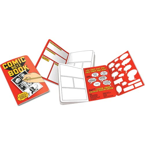 Comic Book Notebook - Filled With Blank Panels for Creating Your Own Comics - 7"" x 4.75""