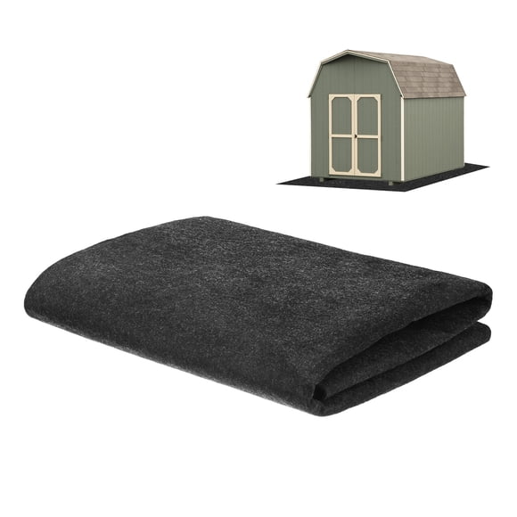 Alfombra para Cobertizo de Almacenamiento al Aire Libre Uxcell, Alfombra de Piso Pequeña Impermeable para Proteger Muebles de Patio 3x3 FT