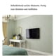 thumbnail image 4 of 53cm x 5m Light blue wallpaper Self-adhesive floral pattern self-adhesive living room wallpaper Self-adhesive 3D effect wallpaper, 4 of 5