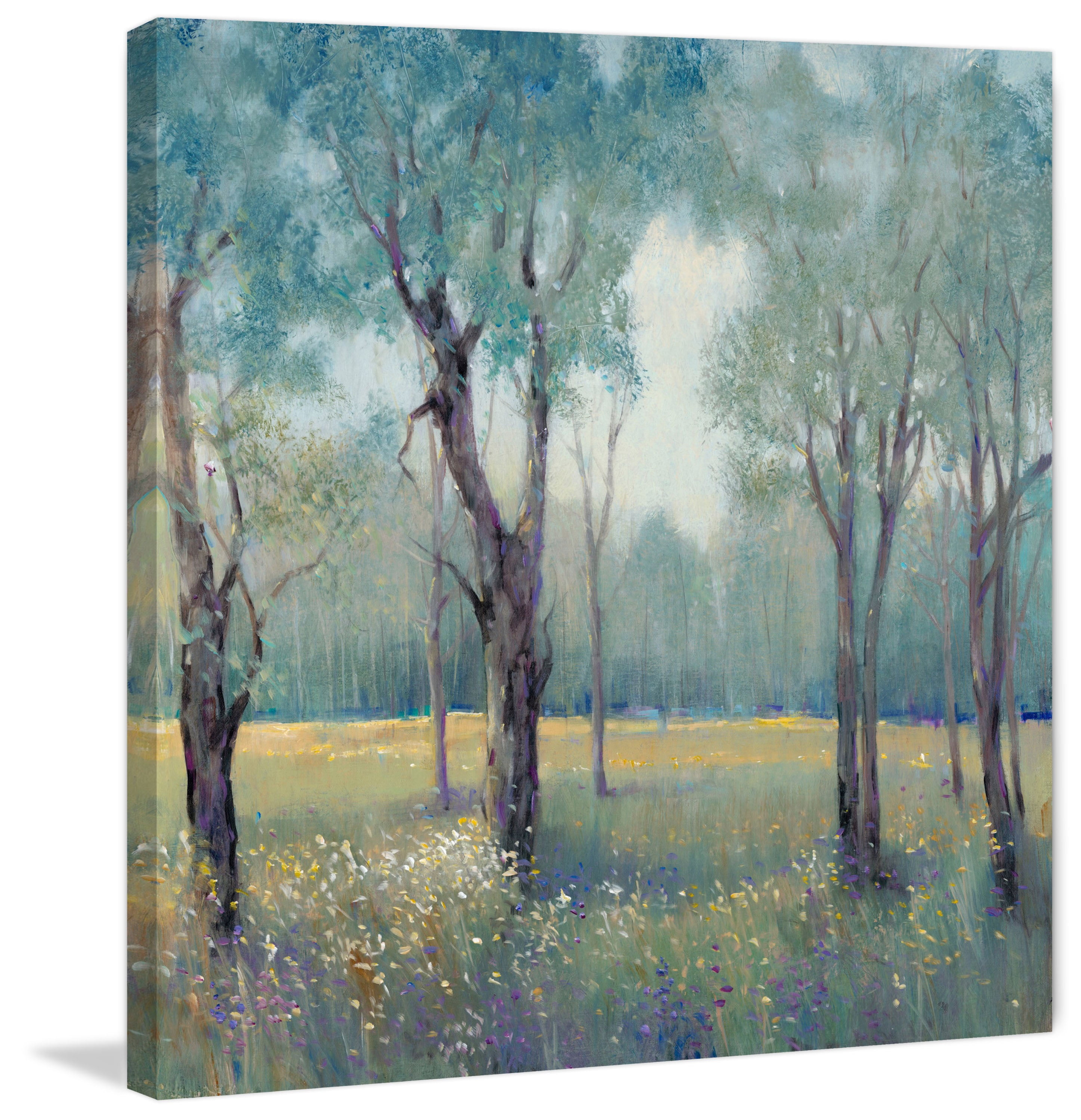 "Morning Mist" Painting Print on Wrapped Canvas