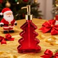 thumbnail image 4 of Christmas Soap Dispenser Tree Shaped Glass Soap Dispenser with Pump Empty Lotion Bottles for Xmas Decor Kitchen Bathroom Refillable Rust Proof Decorative Hand Soap for Home Sink Countertop, 4 of 4