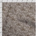 thumbnail image 3 of Soimoi Floral Printed,Cuddle Minky Fabric Sewing Fabric By The Yard- 56 Inch WideDecorative Plush Soft Fabric Baby Garments Toys And Blankets-Brown, 3 of 5
