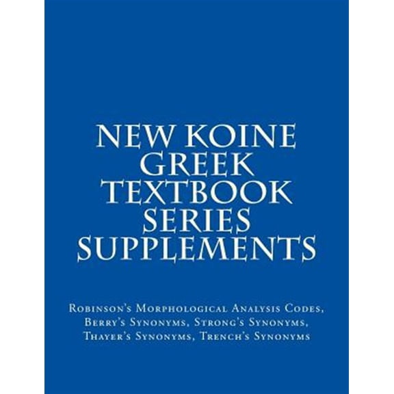 Pre-Owned New Koine Greek Textbook Series Supplements