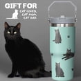 thumbnail image 4 of Cat Gift for Cat Lover,30 oz Cat Tumbler Stainless Steel Insulated with Handle (Cat-Seaform, 30 oz), 4 of 5