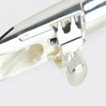 thumbnail image 3 of Boquilla Alto con Ligadura para Instrumentos Musicales Reemplazos Plata Plata Tamaño 5 shamjiam boquilla de saxofón alto, 3 of 9