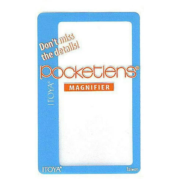Itoya Pocketlens Magnifiers (3 1/4 in. x 2 in.) 6 pcs