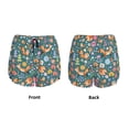 thumbnail image 5 of Picia Foxes and Birds in Forest Pattern Women's 2 in 1 Athletic Running Shorts High Waisted Workout Casual Gym Sweat Shorts with Comfy Liner Zipper Pockets-Medium, 5 of 9