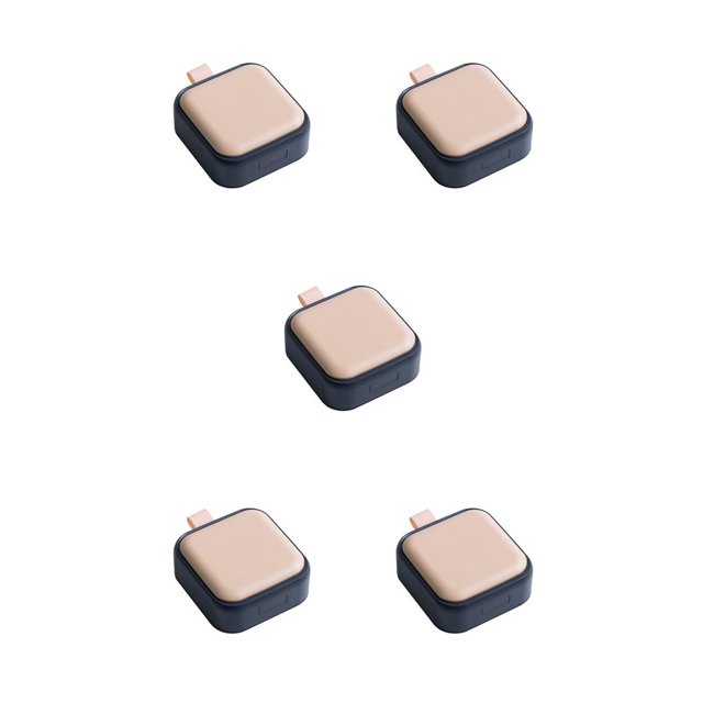 Kearding Pastillero de 4 rejillas, estuche de almacenamiento para tableta, organizador divisor de viaje portátil, contenedor de pastillas, rosa Type2 NO2 Kearding CBP154512