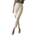 thumbnail image 2 of frariair ​High Waisted Cropped Dress Pants For Women Stretchy Work Wear With Side Pockets Professional Comfort Fit Slacks​ Coloful#2, 2 of 9