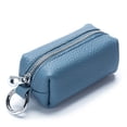 thumbnail image 4 of Cartera de cuero Minnieouse para mujer con llavero y organizador de tarjetas Azul claro, 4 of 6