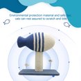 thumbnail image 4 of QBLEEV Cat Scratching Post Natural Sisal Flying Fish Cat Scratch Board Vertical Cat Scratch Post Toy Indoor Pet Toy for Cats and Kittens, 4 of 7