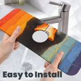 thumbnail image 6 of Kdxio Colorful Painted Duck Pattern Non-Slip Diatom Mud Faucet Drain Pad,Self Absorbent Mat for Kitchen Sink for Variety Kitchen & Bathroom Countertops, 6 of 7