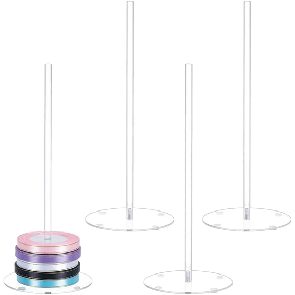 4 Pcs Acrylic Donut Holder Clear Donut Display Stand Donut Tower Stand Bagel Display Tower Doughnut Holder