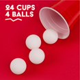 thumbnail image 4 of BayView Ensemble de Beer Pong Complet / 24 Tasses et 4 Balles / le Jeu à Boire #1 des Américains, Réutilisable, 4 of 4
