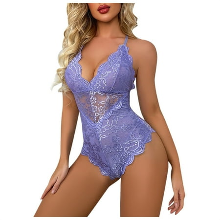 

Sexy Women Lingerie Lace Hollow Out Temptation Babydoll Underwear Sleepwear Jumpsuit Bodysuits Jumpsuit lounge pants women