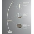 thumbnail image 3 of Lite Source Ls-83562 Monita 68" Tall Led Dual Function Floor Lamp - Silver, 3 of 7