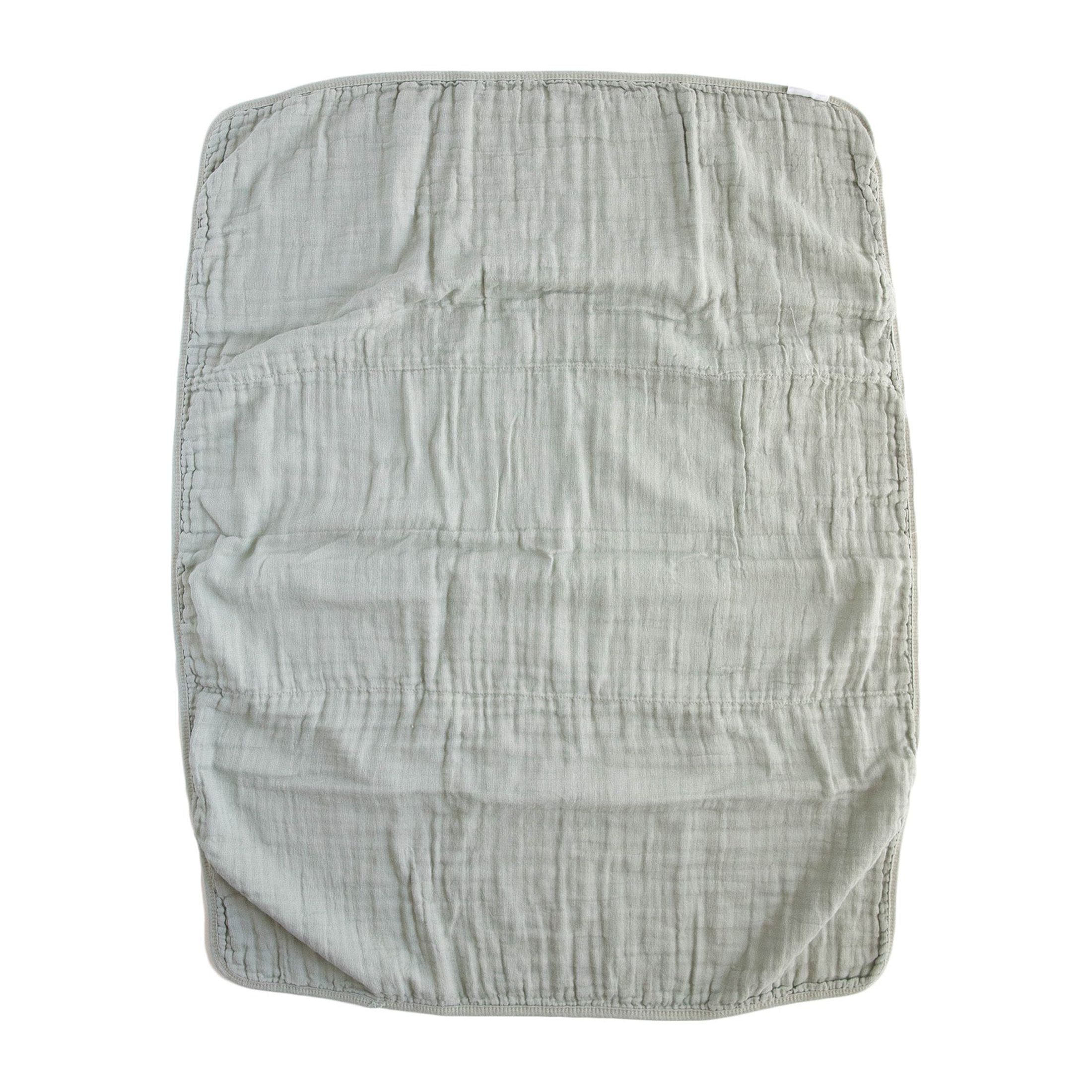 Red Rovr 100% Organic Cotton Muslin Quilted Infant Blanket, Unisex, Jungle Leaf