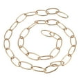 thumbnail image 2 of 2X 1M Chaîne Robuste pour Lustre Vintage Lampe Suspendue, Or Français, 2 of 8