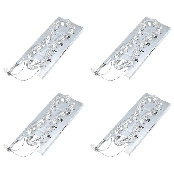 4X 3387747 Dryer Heating ElementsReplacement Part Compatible for WP3387747VP AP6008281 WP3387747 W11045584 PS11741416,4 x dryer heating element,Silver