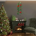 thumbnail image 5 of Enredadera decorativa D1 de 2 m con hojas rojas y verdes para pared y puerta, 5 of 5