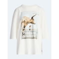 thumbnail image 5 of Kacey Lee Women's Middle of Nowhere Graphic Tee with Short Sleeves, Sizes XS-XXL, 5 of 5