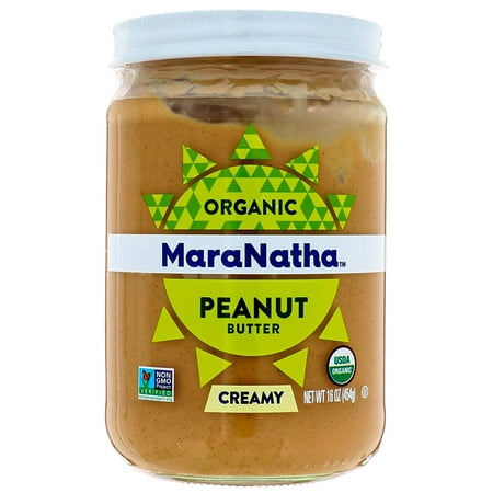 Maranatha Organic Creamy Peanut Butter, No Stir, 16 (Best Way To Stir Peanut Butter)