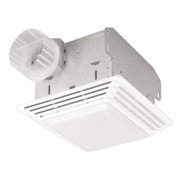 Broan 50 Cfm Ventilation Fan With Light 2 5 Sones Com - Bathroom Wall Vent Fan With Light