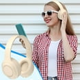 thumbnail image 2 of Kids Bluetooth Headphones, 60H Playtime, Volume Limited 85/94dB, Bluetooth 5.4, Type-C Fast Charging, Foldable Wireless Headphones for Kids, Toddler Headsets with HD Mic, 2 of 9