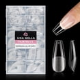 thumbnail image 1 of Nail Tips UNA GELLA, ataúd mediano, 504 unidades, para extensión de uñas, 1 of 7