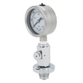thumbnail image 2 of Diving Tank Checker, 0-6000 PSI Dive Pressure Gauge 0-400 Bar Rubber Accurate  For DIN Diving Valve, 2 of 8