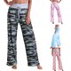 thumbnail image 2 of Pantalones sencillos de cintura alta para mujer, pantalones largos de poliéster con cordón para fiesta, viajes, senderismo, ropa de calle Prendas para la parte inferior del cuerpo  Typ 2 3XL Jumpingount AP011420-22, 2 of 5