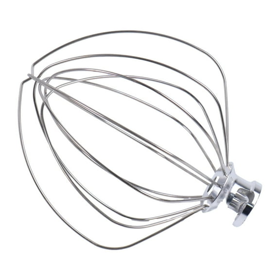 6 Wire Whisk Whip Beater 6QT Compatible with KitchenAid Stand Mixer KN256WW