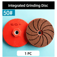 thumbnail image 6 of 1PCS Angle Grinder Sanding Discs, 3 Inch Upgraded Hook and Loop Foam Backing Pad, Drill Sanding Angle Grinder Attachments with Threads for Wood Metal Polishing 100 Grits(Red), 6 of 6