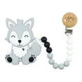 thumbnail image 1 of Glitter & Spice Silicone Teether - Wolf Pup, 1 of 1