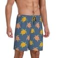 thumbnail image 2 of Sikiie Cute Turtle Mens Pajama Shorts, Lightweight Lounge Pant with Pockets Soft Sleep Pj Shorts for Men4X-Large, 2 of 6