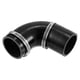 thumbnail image 1 of 57mm 2.25" ID 90 Grados Silicona Reductor Manguera Acoplador Tubo Juego Negro, 1 of 1