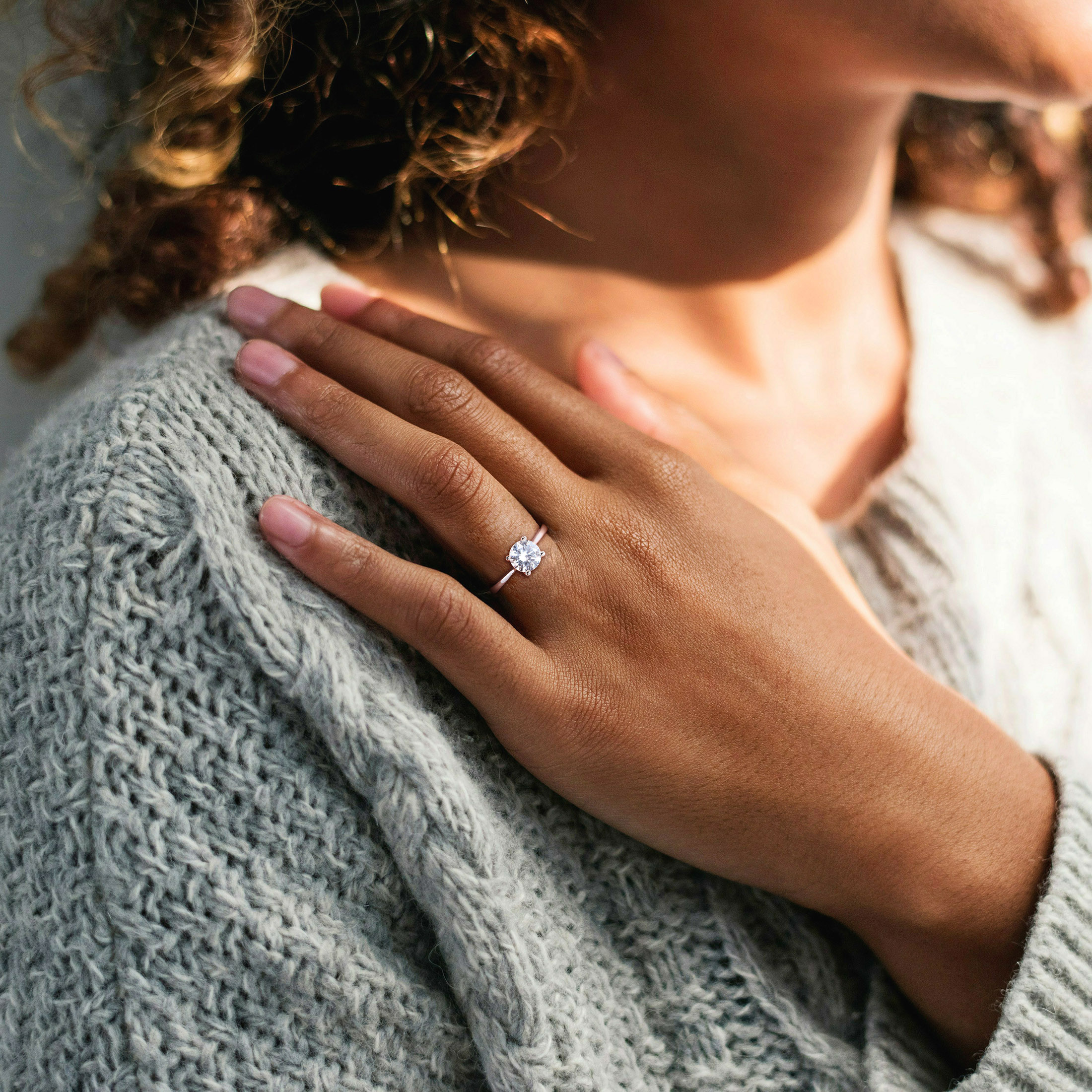 Everly Women's Created Sapphire Sterling Silver Ring