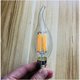 thumbnail image 4 of Piezas E14 6W Bombillas de Filamento LED Regulables (Equivalente a Lámpara Halógena de 60W) 600LM Blanco Cálido 2700K Bombilla de Vela Retro C35 Lámpara de Ahorro de Energía [Clase de eficiencia energ, 4 of 5
