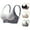 Womens Bras Clearance Light Blue, variant on BSDJILFG BSDJILFG Bras for Women Color Block Seamless Yoga Bras Bust-Lift High Supportive Fixed Cups Bra Rollbacks,M-2XL