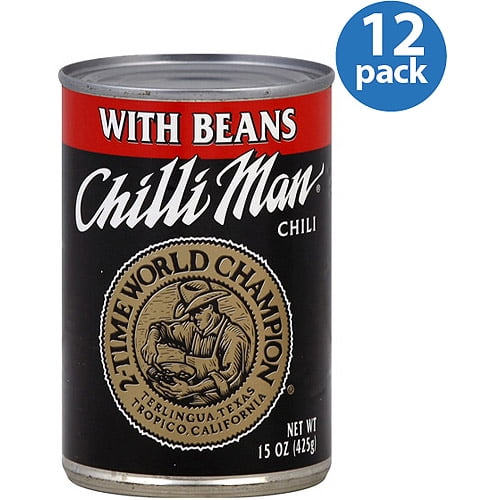 Chilli Man Chili with Beans, 15 oz, (Pack of 12) by Generic