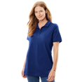 thumbnail image 1 of Woman Within Plus Size Perfect Polo Tee, 1 of 2