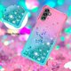 thumbnail image 4 of Funda para Samsung Galaxy A13 5G Transparente con Brillos Carcasa Protectora Antigolpes con Glitter Brillante, 4 of 5