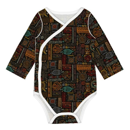 

Coaee Polynesian Turtles for Soft Cotton Baby Long-Sleeve Bodysuit Girls Boys Bodysuit Romper