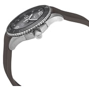 Longines Hydroconquest Rubber Strap Sunray Grey Dial Automatic Divers L3.781.4.76.9 300M Mens Watch