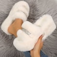 thumbnail image 2 of Wensltd Thick Sole Plush Slippers for Women Soft Cozy Comfortable Women Slippers, 2 of 9